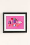 Thumbnail View 2: Pepino de Mar Dollhouse Inventory / Pink Art Print