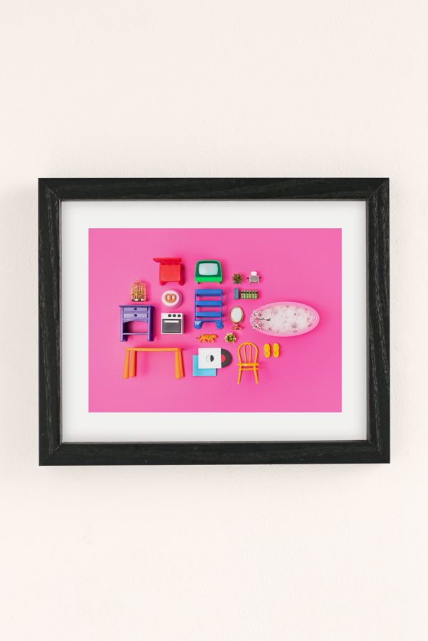 Slide View: 2: Pepino de Mar Dollhouse Inventory / Pink Art Print