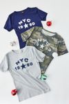 Thumbnail View 5: T-shirt pour bébé NYC 1990 avec appliqué