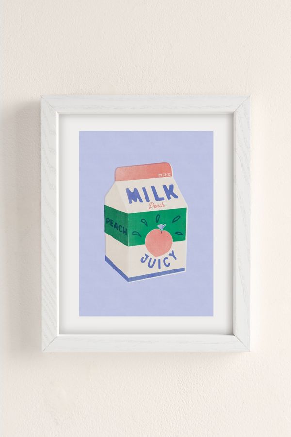 Slide View: 2: Carmen Veltman Peach Milk Art Print