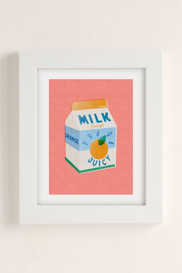 Slide View: 2: Carmen Veltman Orange Milk Art Print