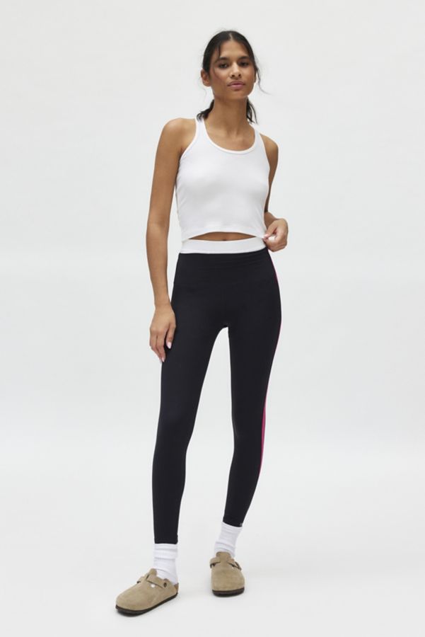 Slide View: 3: Splits59 Ashby Ribbed Cropped Top