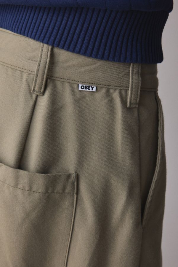 Slide View: 5: OBEY Oliver Relaxed Fit Pleated Pant