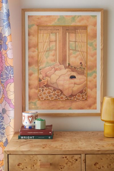 Felicia Chiao Bed In The Clouds Art Print