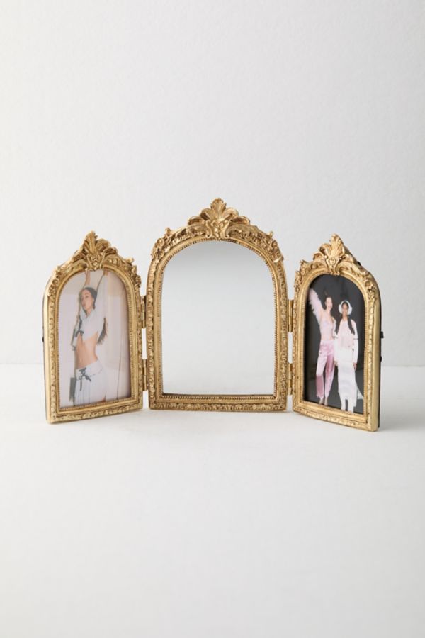 Slide View: 2: Triple Ornate Hinged Picture Frame