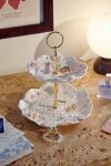 Thumbnail View 1: 2-Tier Porcelain Rose Jewelry Stand