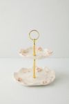 Thumbnail View 3: 2-Tier Porcelain Rose Jewelry Stand