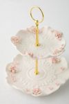 Thumbnail View 4: 2-Tier Porcelain Rose Jewelry Stand