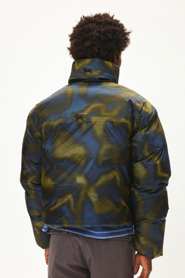 Slide View: 3: RAINS Kevo Cropped Puffer Jacket