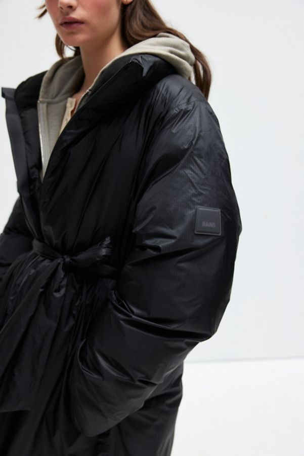 Slide View: 4: RAINS Kevo Long Puffer Jacket