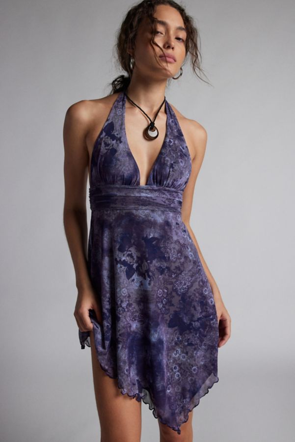 Slide View: 2: UO Jessa Mesh Halter Dress