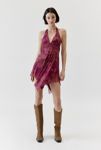 Thumbnail View 1: UO Jessa Mesh Halter Mini Dress