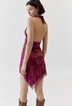 Thumbnail View 4: UO Jessa Mesh Halter Mini Dress