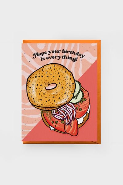 Boss Dotty Everything Bagel Birthday Card