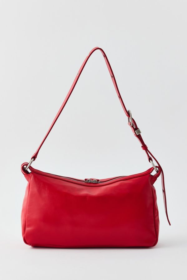 Slide View: 3: Marge Sherwood Red Outpocket Shoulder Bag