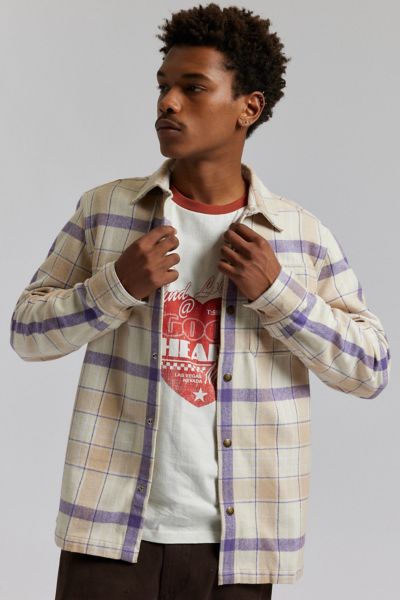 Dickies Nimmons Plaid Long Sleeve Button-Down Shirt