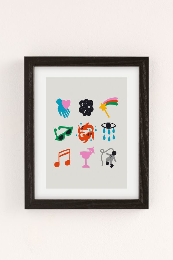 Slide View: 2: Aley Wild Pisces Emoji Art Print