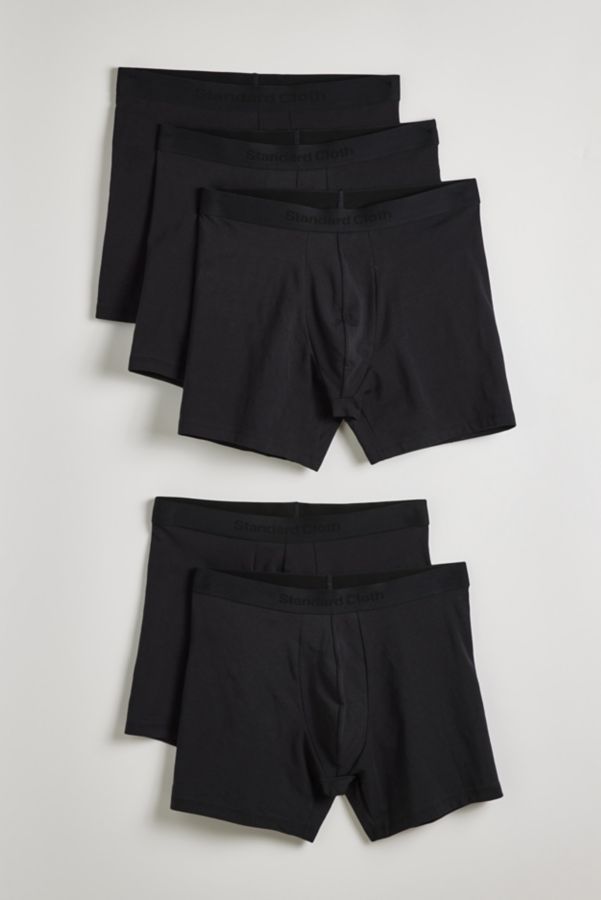 Slide View: 1: Standard Cloth Cotton Boxer Brief 5-Pack