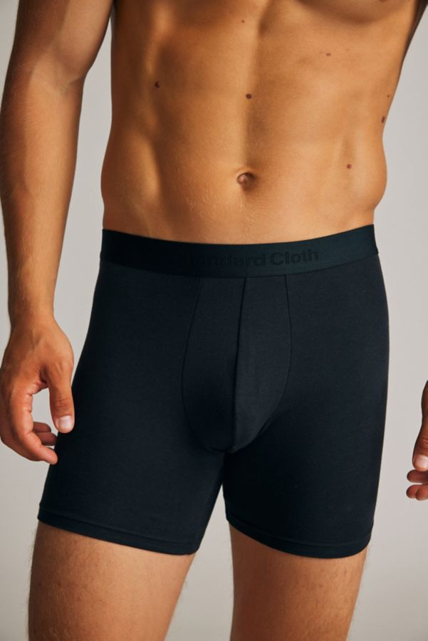 Slide View: 4: Boxer Brief en Coton Standard Cloth Paquet de 5