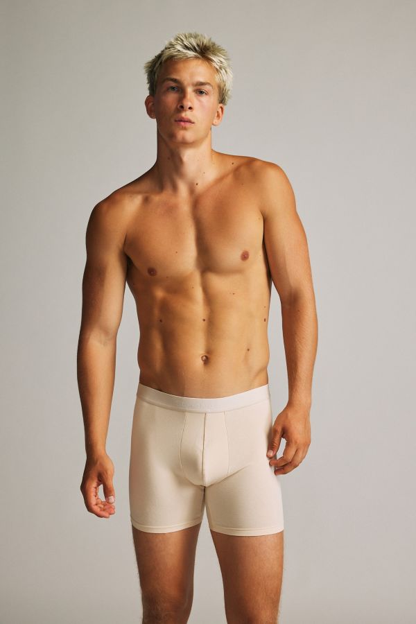 Slide View: 2: Standard Cloth Cotton Boxer Brief 5-Pack