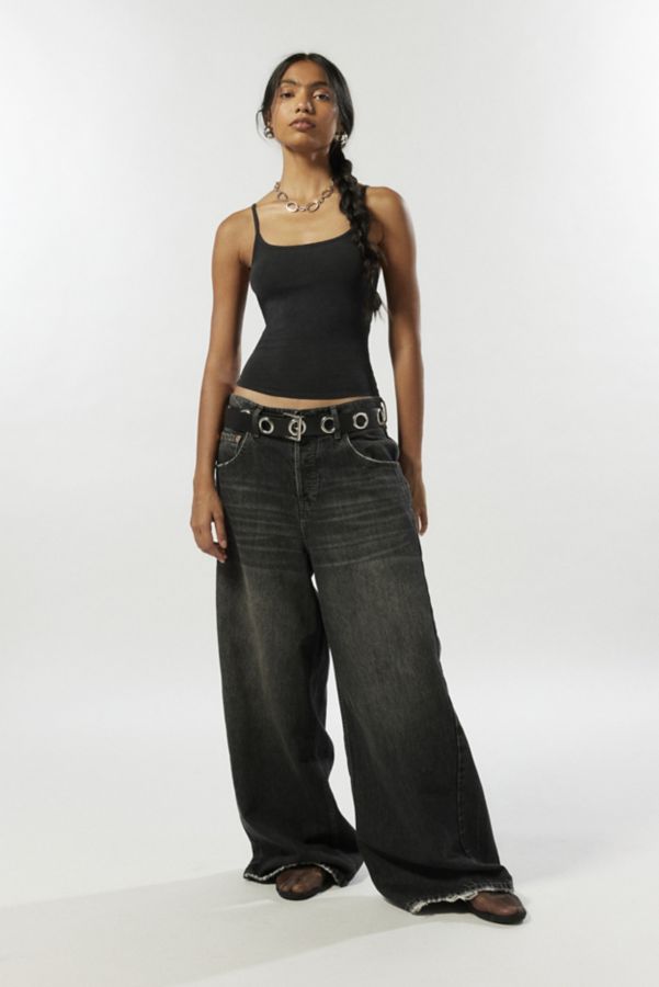 Slide View: 1: BDG Anika Ultra-Wide Leg Column Jean