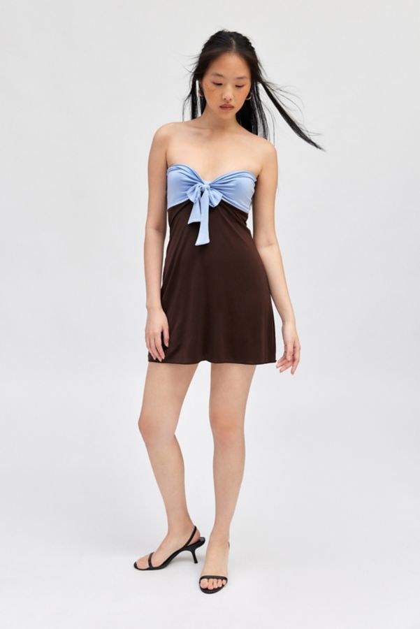 Slide View: 2: Motel Analee Babydoll Mini Dress