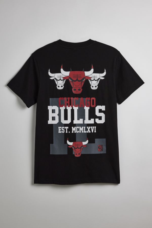 Slide View: 1: Mitchell & Ness NBA Chicago Bulls Soul Team Logo Graphic Tee