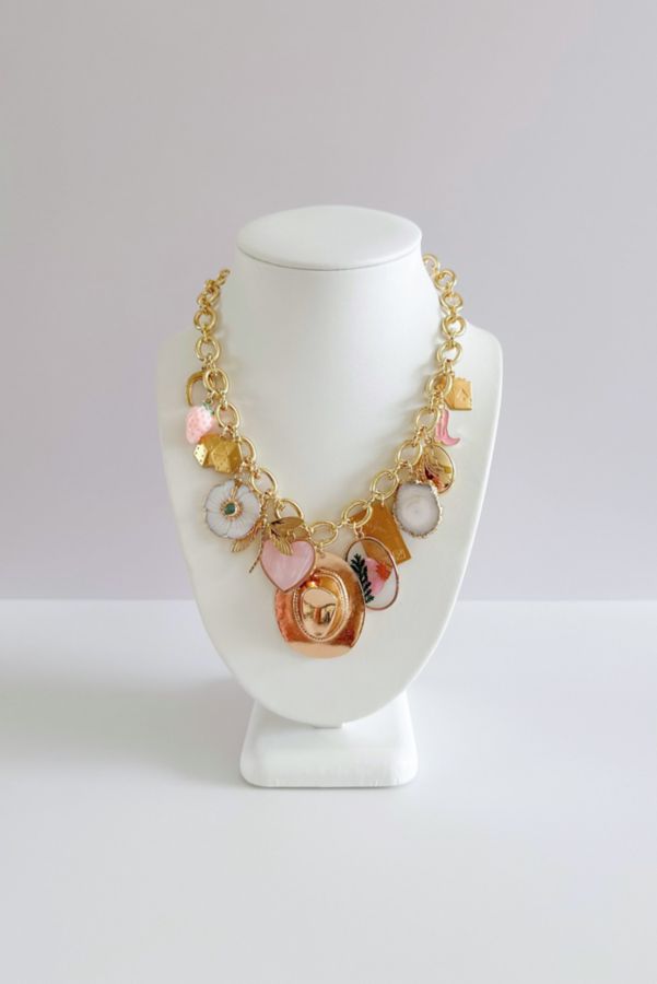 Slide View: 3: Shop Charming Tea Unique Western Charm Necklace