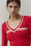 Thumbnail View 2: BDG Addison V Neck Ribbed Knit Sweater