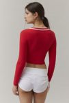 Thumbnail View 3: BDG Addison V Neck Ribbed Knit Sweater