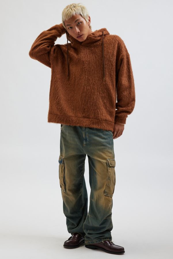 Slide View: 3: Monitaly Shaddy Knit Hooded Sweater