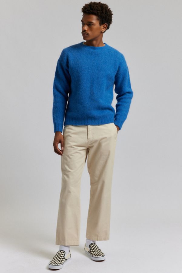 Slide View: 3: Monitaly Shaggy Crew Neck Sweater