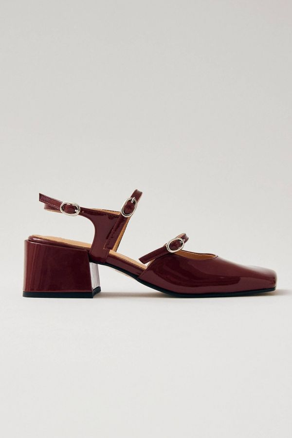 Slide View: 1: ALOHAS Withnee Leather Mary Jane Heel