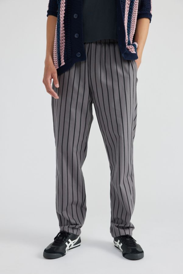 Slide View: 1: Cookman Striped Woven Chef Pant