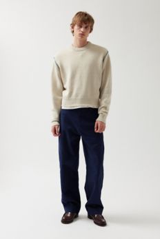 Slide View: 4: UO Hudson Shrunken Crew Neck Sweater