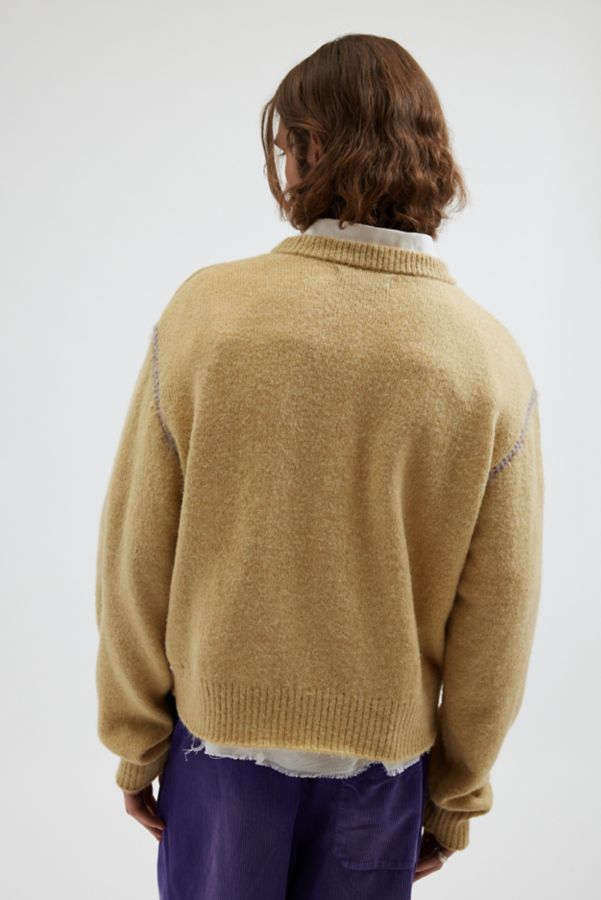 Slide View: 2: UO Hudson Shrunken Crew Neck Sweater