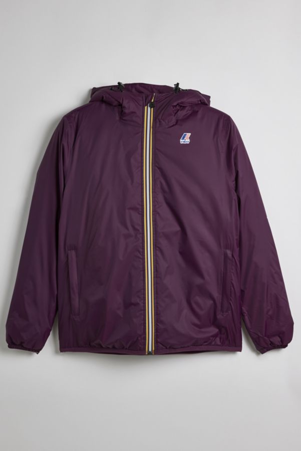 Slide View: 1: K-Way Claude Orsetto Fleece Lined Windbreaker Jacket