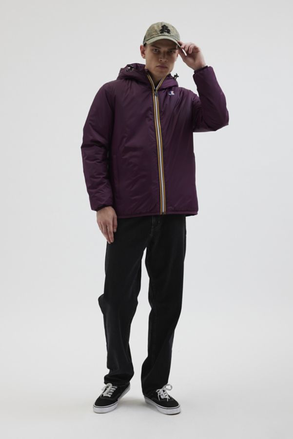 Slide View: 4: K-Way Claude Orsetto Fleece Lined Windbreaker Jacket