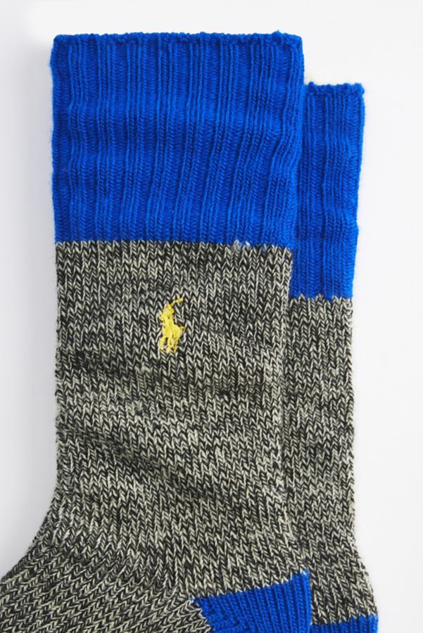 Slide View: 2: Polo Ralph Lauren Marled Boot Sock