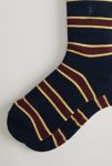 Thumbnail View 2: Polo Ralph Lauren Repp-Stripe Wool Blend Crew Sock