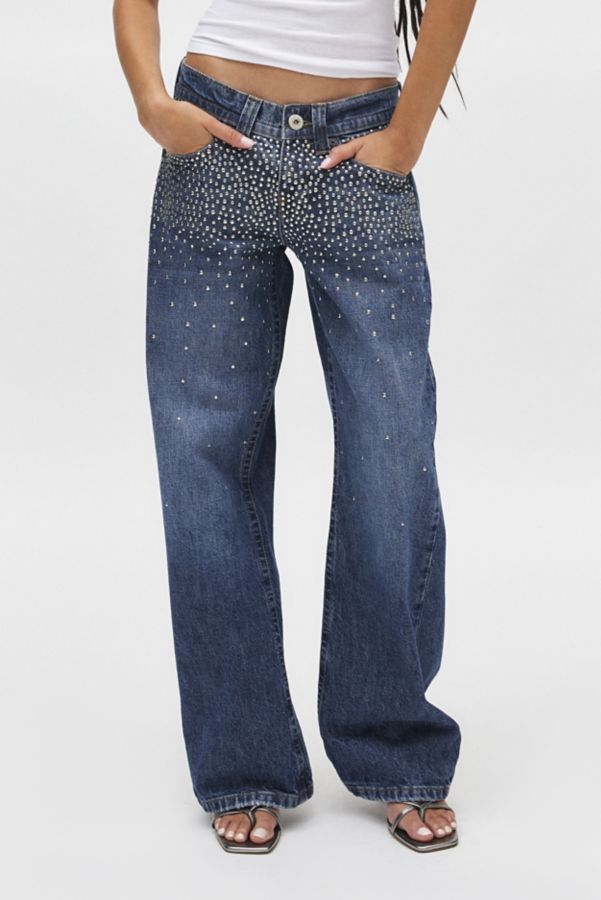 Slide View: 3: BDG Kayla Studded Low-Rise Jean