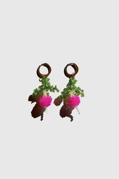 Dream Song Beaded Veggie Earrings