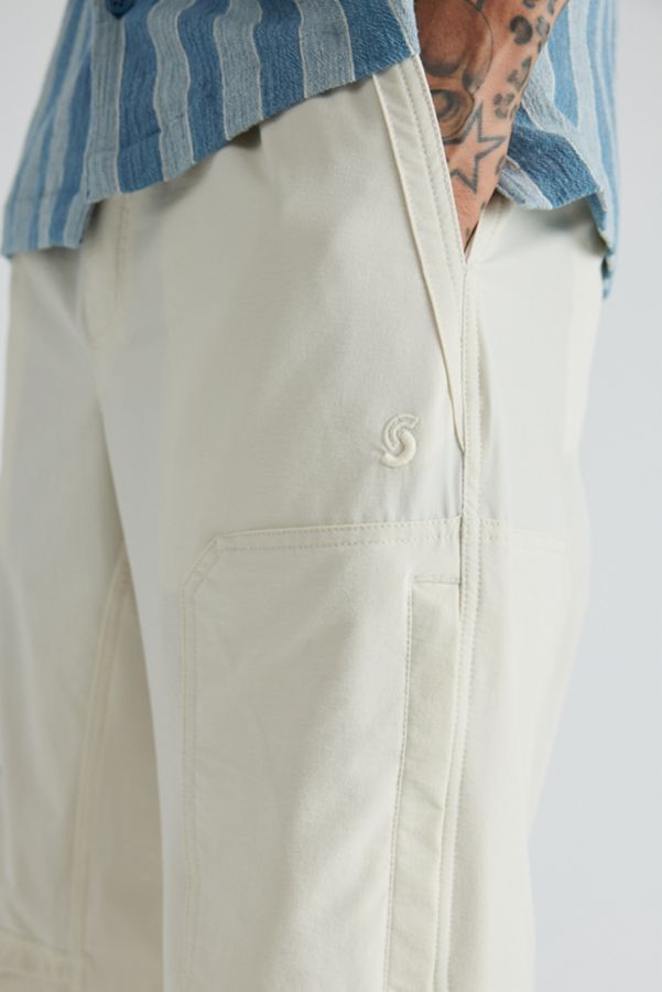 Slide View: 4: Pantalon coupe-vent en tissu extensible Standard Cloth