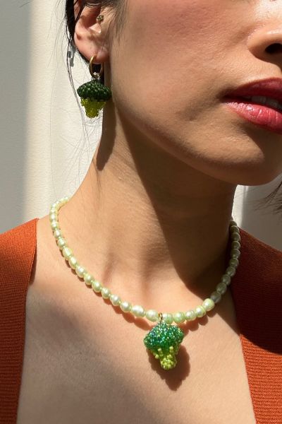 Dream Song Beaded Veggie Necklace