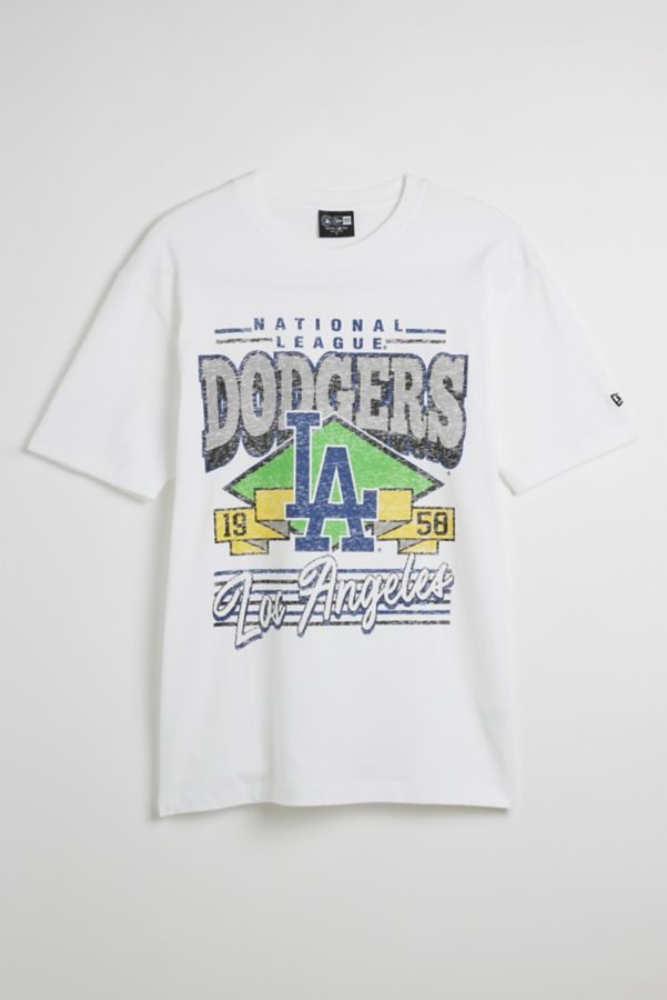 Slide View: 1: New Era MLB Los Angeles Dodgers Classic Team Logo Graphic Tee