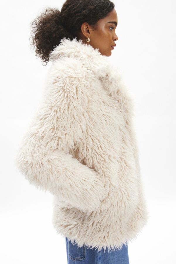 Slide View: 3: Glamorous Faux Fur Jacket