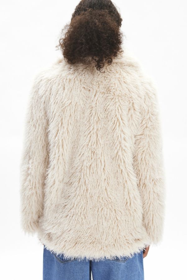 Slide View: 4: Glamorous Faux Fur Jacket