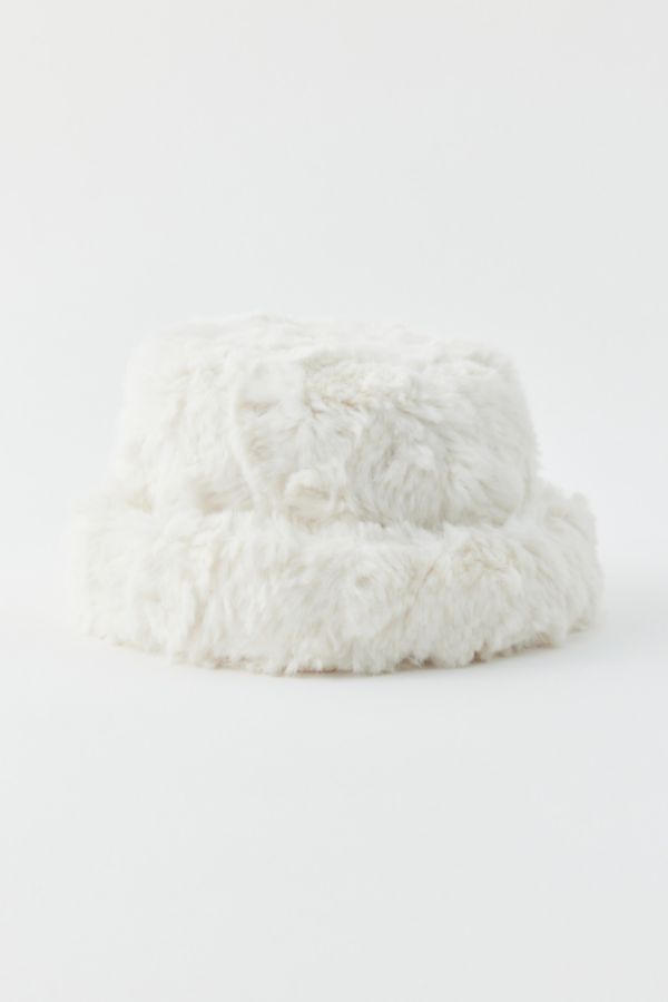 Slide View: 2: UGG Faux Fur Bucket Hat