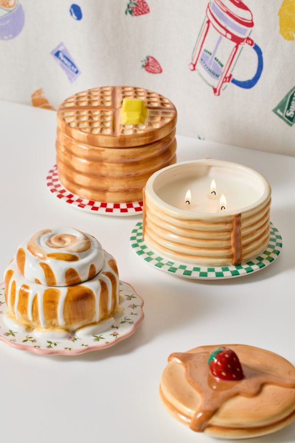 Slide View: 6: Stacked Waffle 12 oz Candle