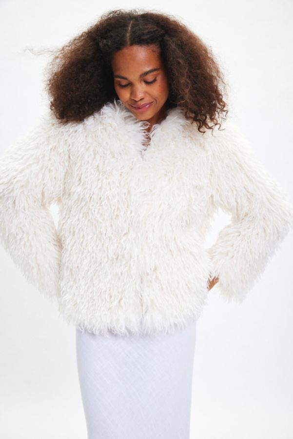 Slide View: 1: The Frolic Amiens Faux Fur Jacket